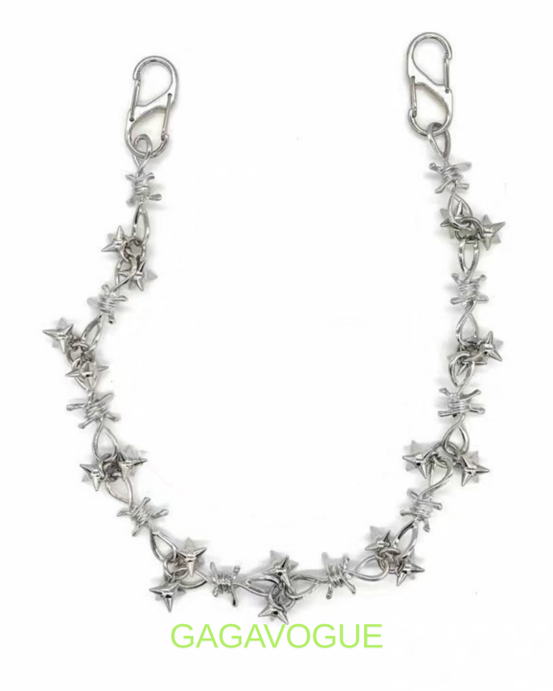 GAGAVOGUE BARBED STAR WAIST CHAIN