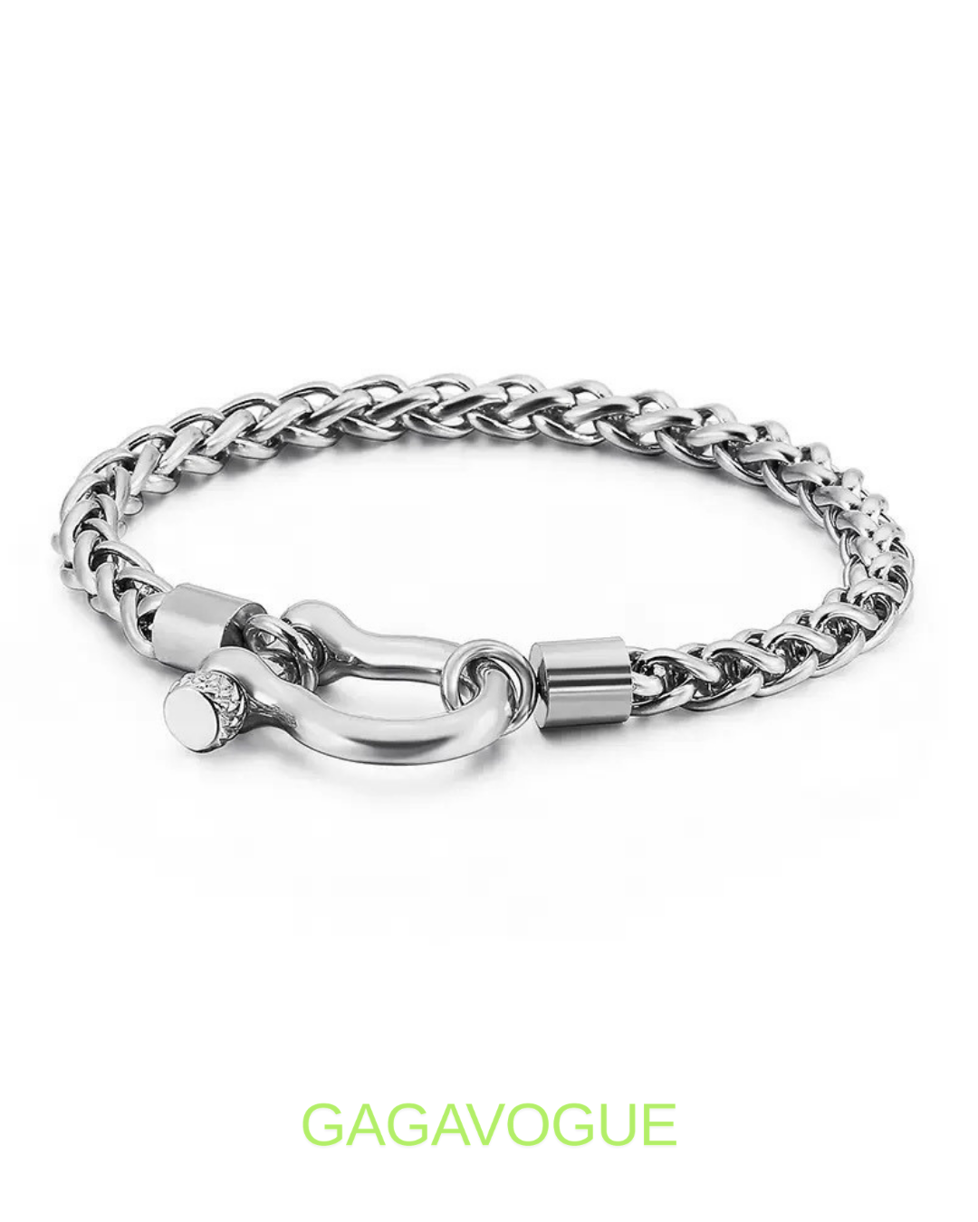 GAGAVOGUE SHACKLE CHAIN BRACELET