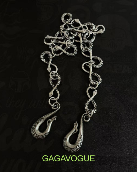 GAGAVOGUE SNAKE TWIST LINK CHAIN