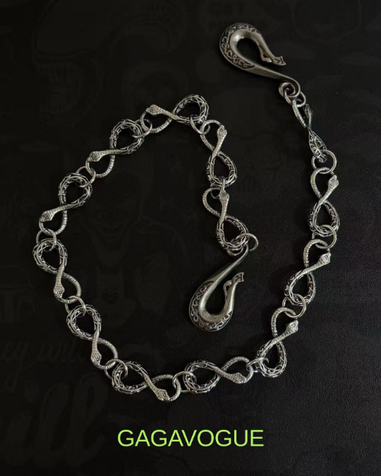 GAGAVOGUE SNAKE TWIST LINK CHAIN