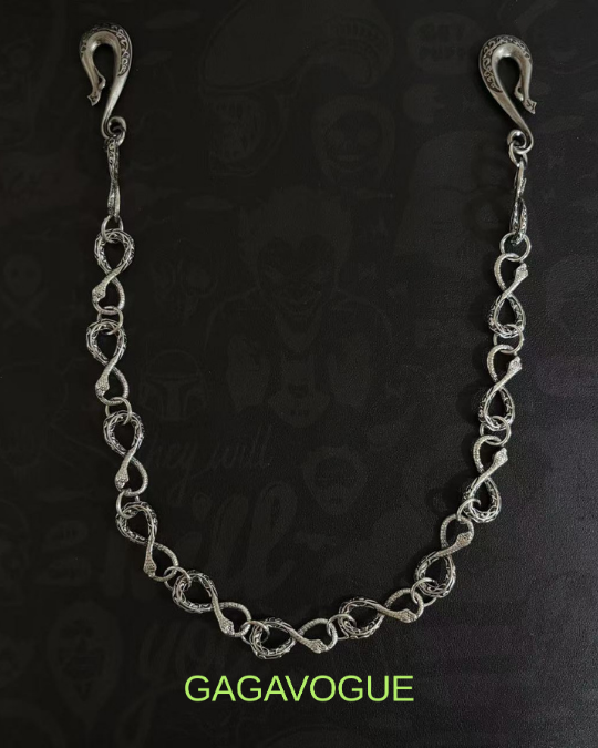 GAGAVOGUE SNAKE TWIST LINK CHAIN