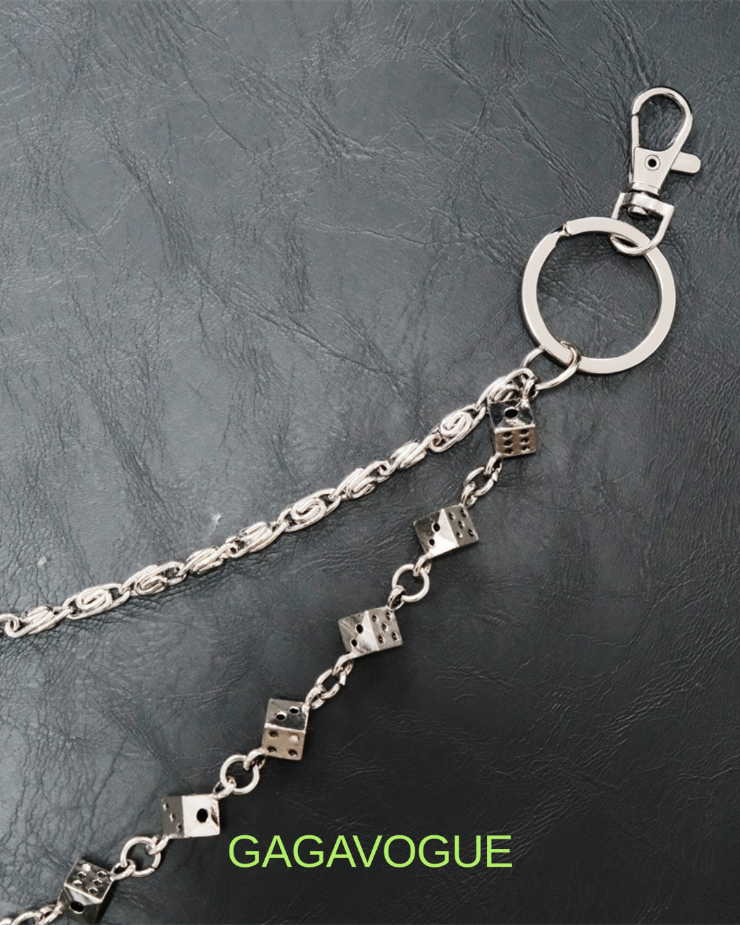 GAGAVOGUE DOUBLE LAYER DICE CHAIN