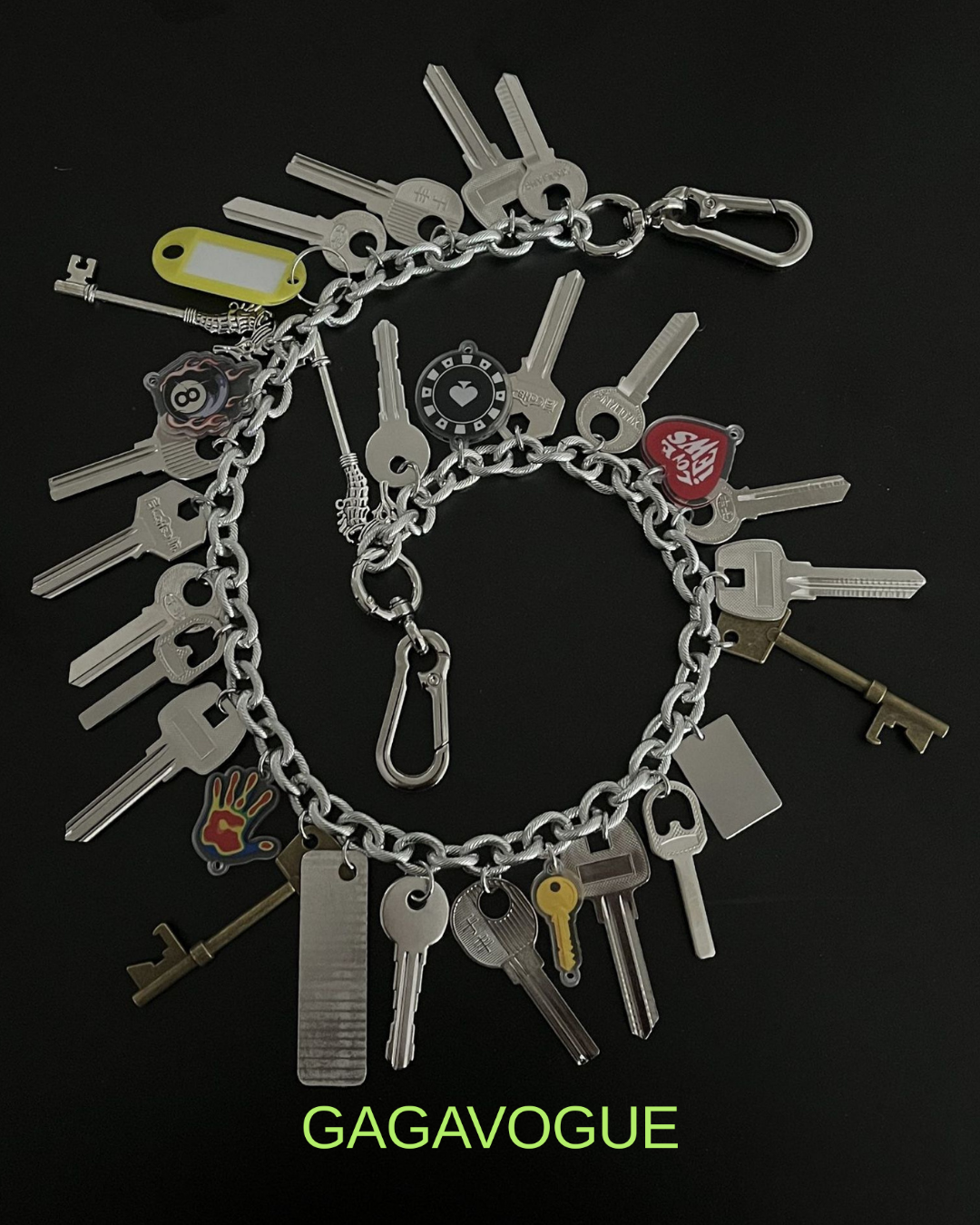 GAGAVOGUE MULTI KEYCHAIN PANTS CHAIN