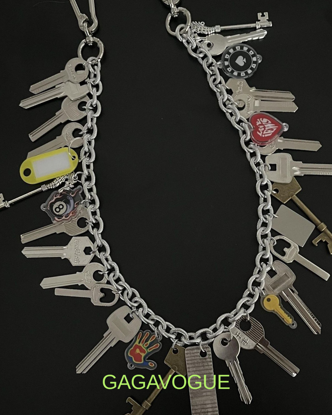 GAGAVOGUE MULTI KEYCHAIN PANTS CHAIN
