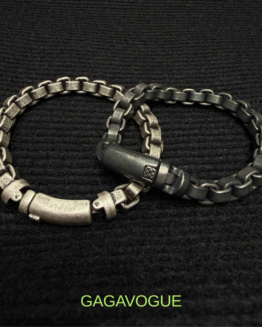 GAGAVOGUE BARREL LOCK LINK BRACELET