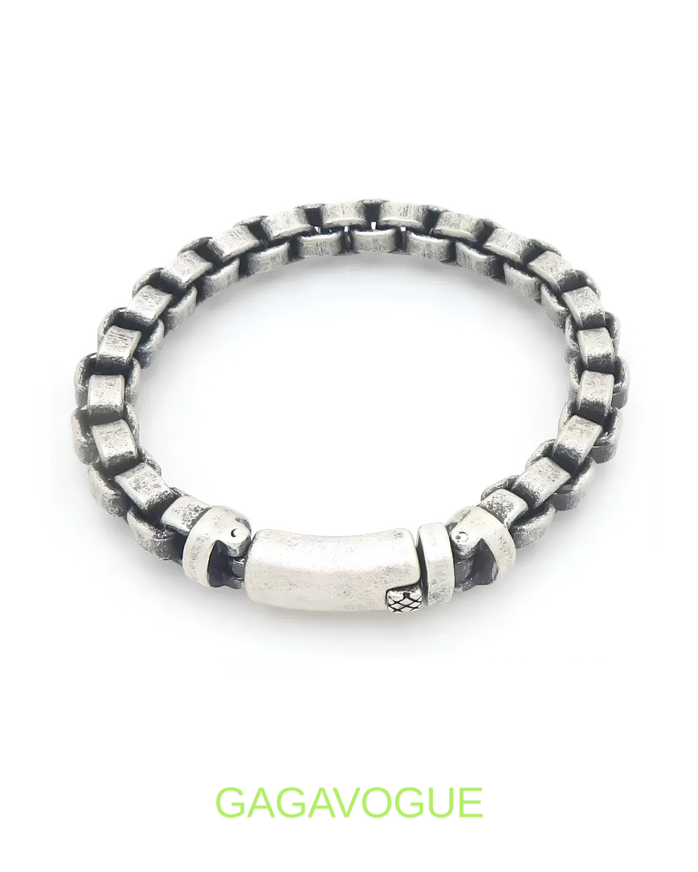GAGAVOGUE BARREL LOCK LINK BRACELET