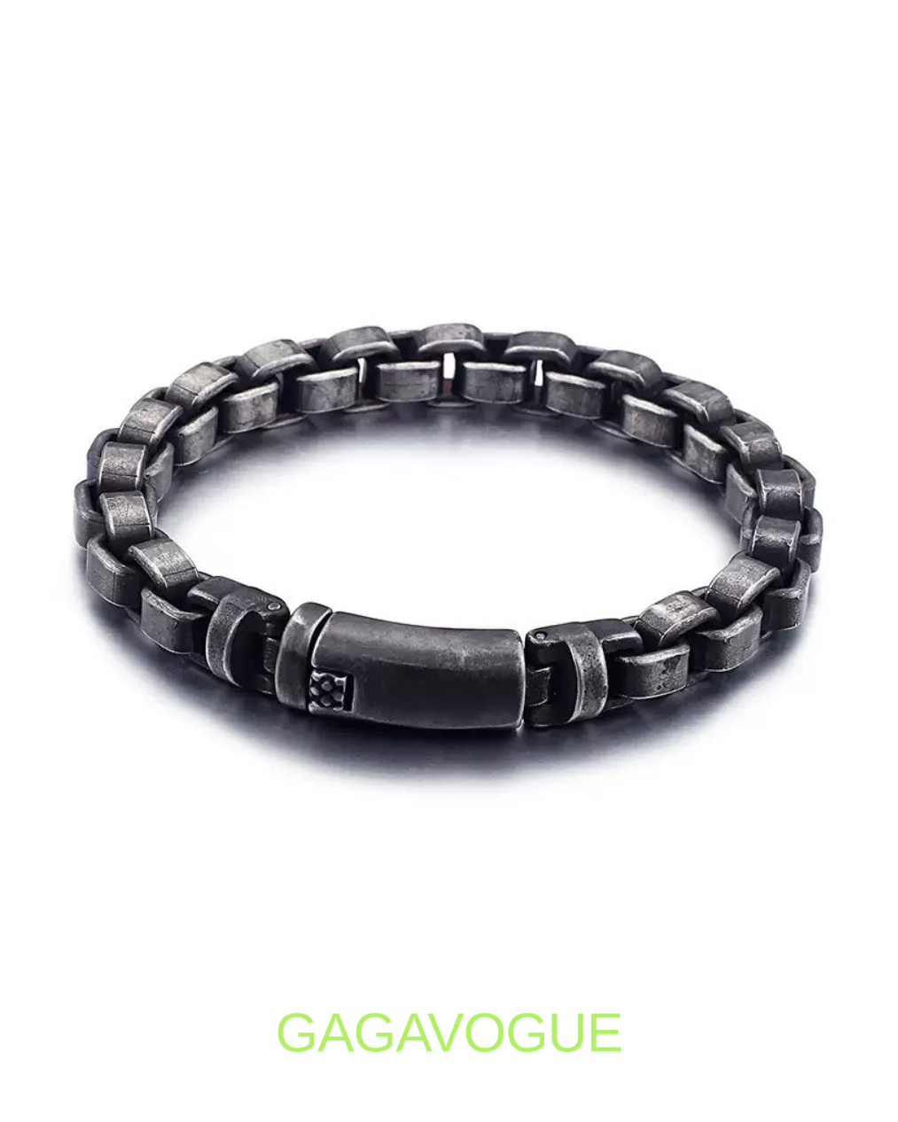 GAGAVOGUE BARREL LOCK LINK BRACELET