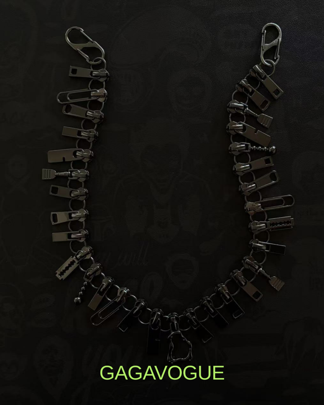 GAGAVOGUE HARDWARE CLIP PANTS CHAIN