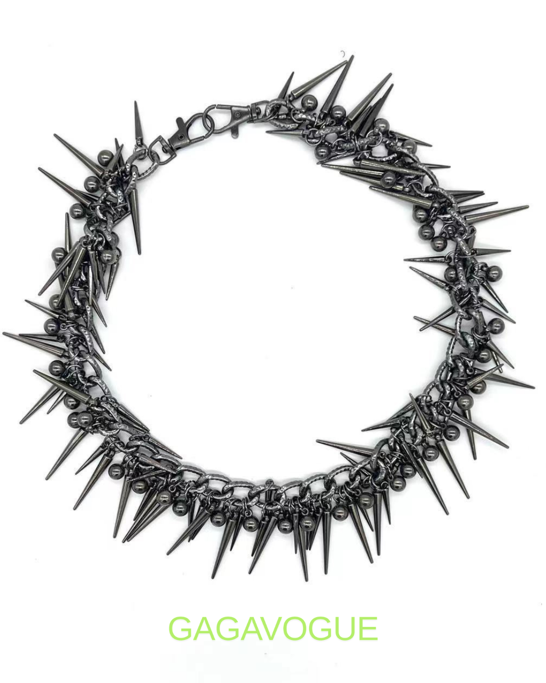 GAGAVOGUE SPIKED PANTS CHAIN
