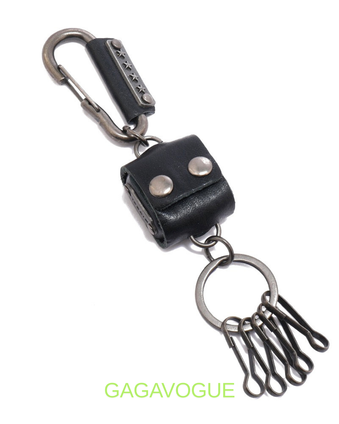 GAGAVOGUE DICE LEATHER KEYCHAIN