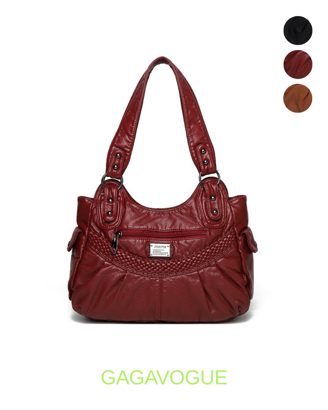 GAGAVOGUE VINTAGE BRAID SHOULDER BAG