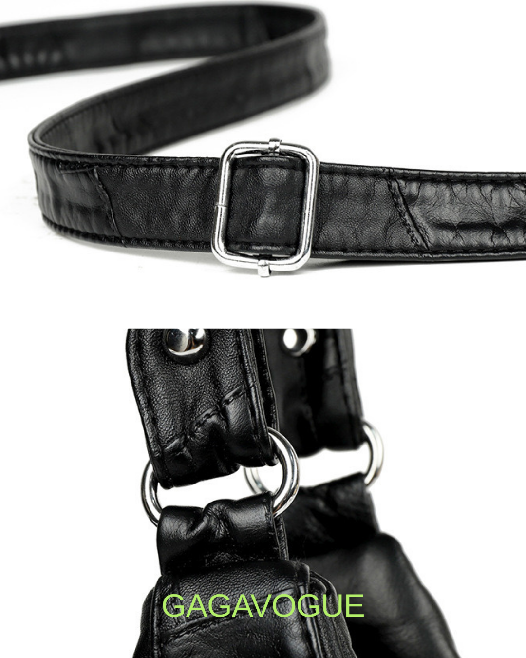 GAGAVOGUE HEART POCKET SHOULDER BAG