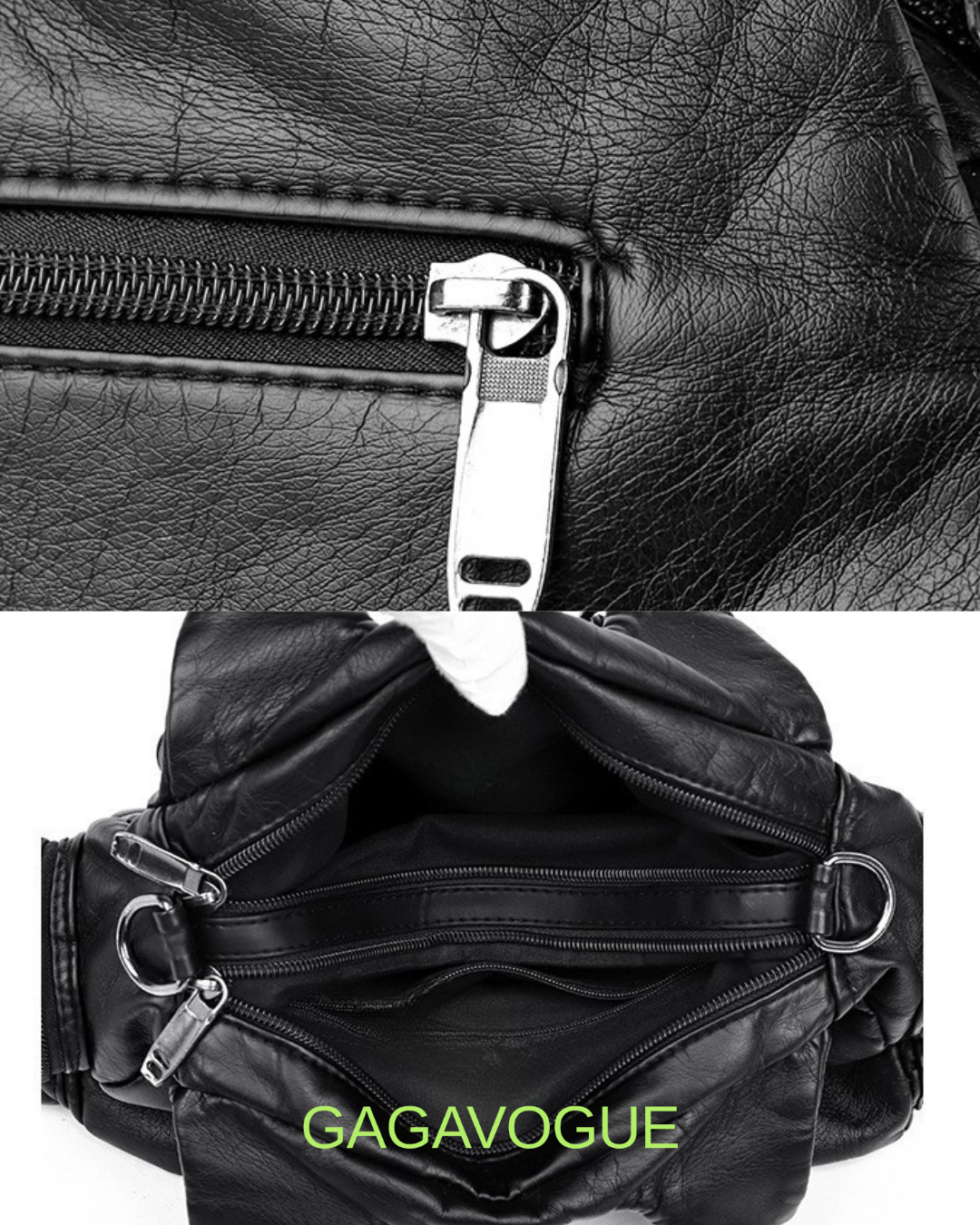 GAGAVOGUE UTILITY MULTI POCKET SHOULDER BAG