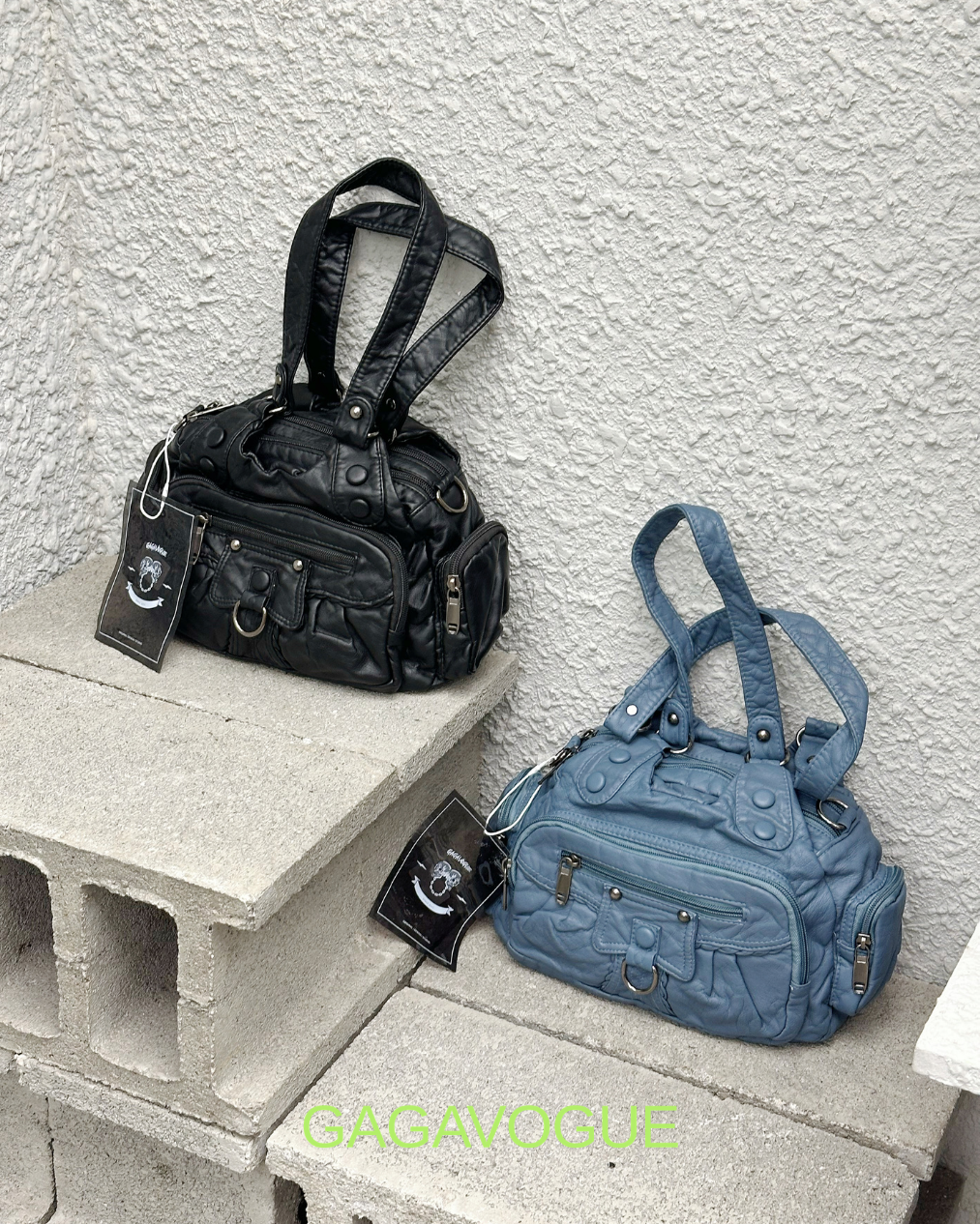 GAGAVOGUE UTILITY MULTI POCKET SHOULDER BAG