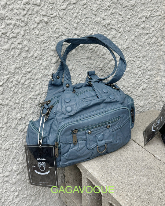 GAGAVOGUE UTILITY MULTI POCKET SHOULDER BAG