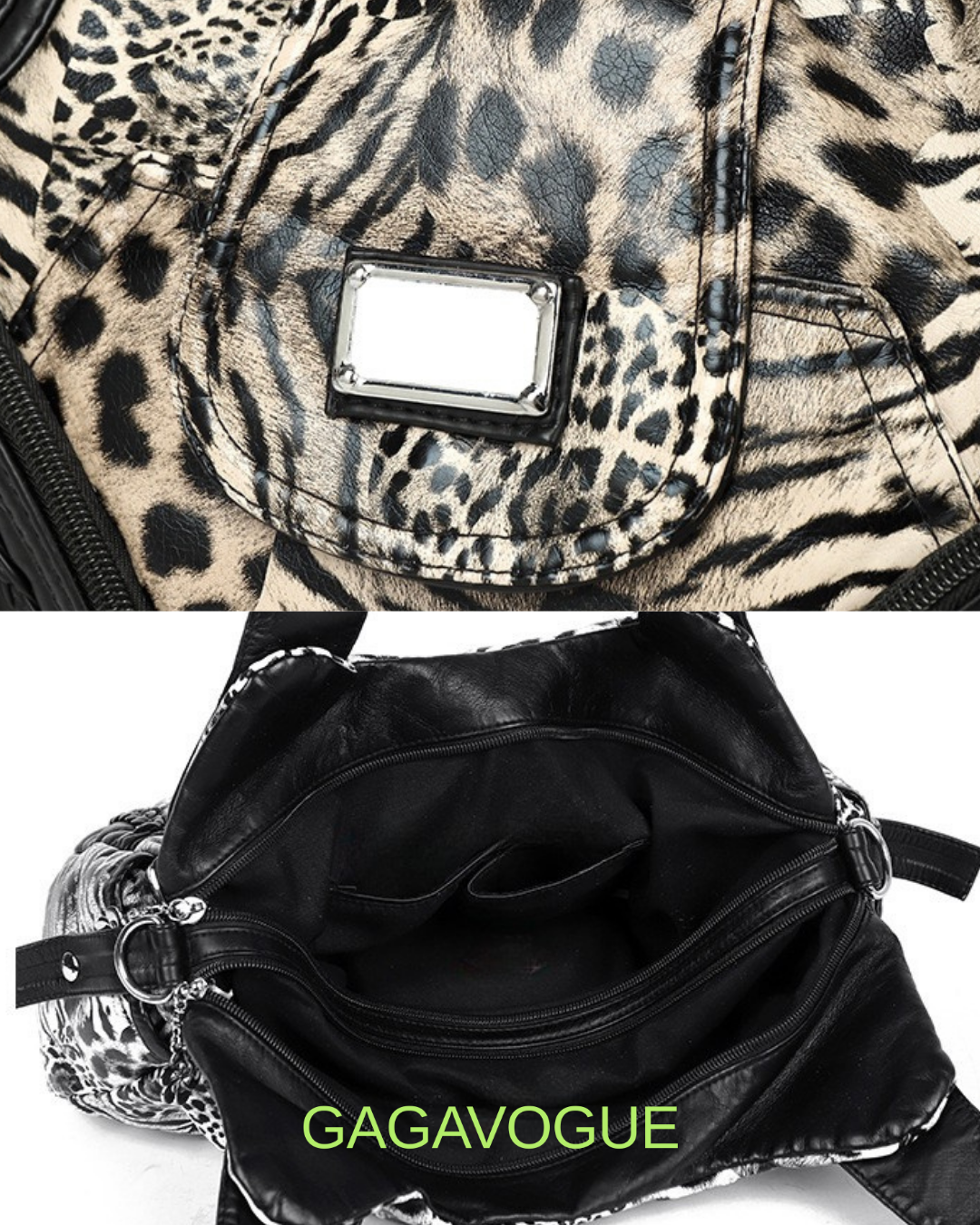 GAGAVOGUE VINTAGE MULTI POCKET SHOULDER BAG