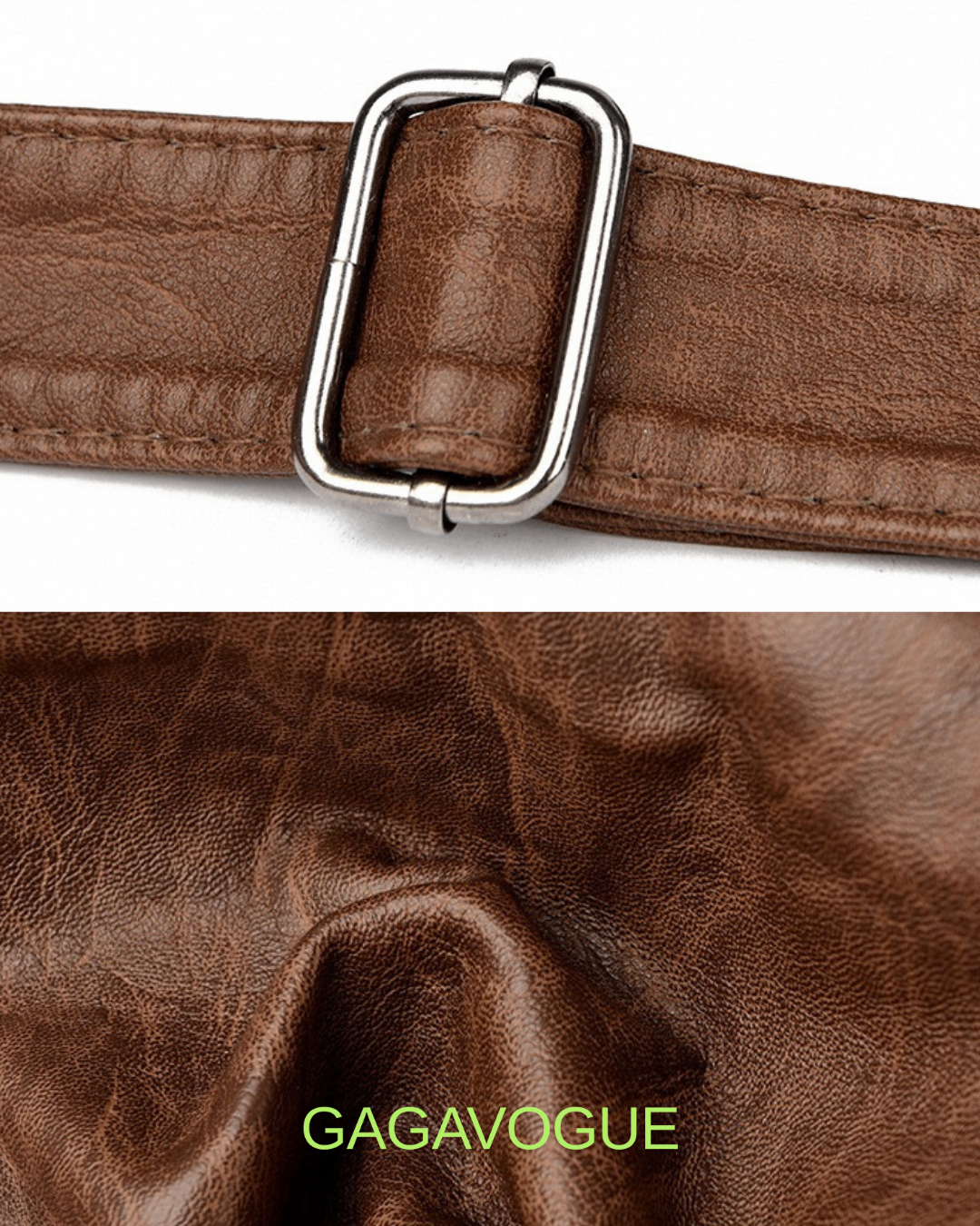 GAGAVOGUE DOUBLE RING VINTAGE SHOULDER BAG