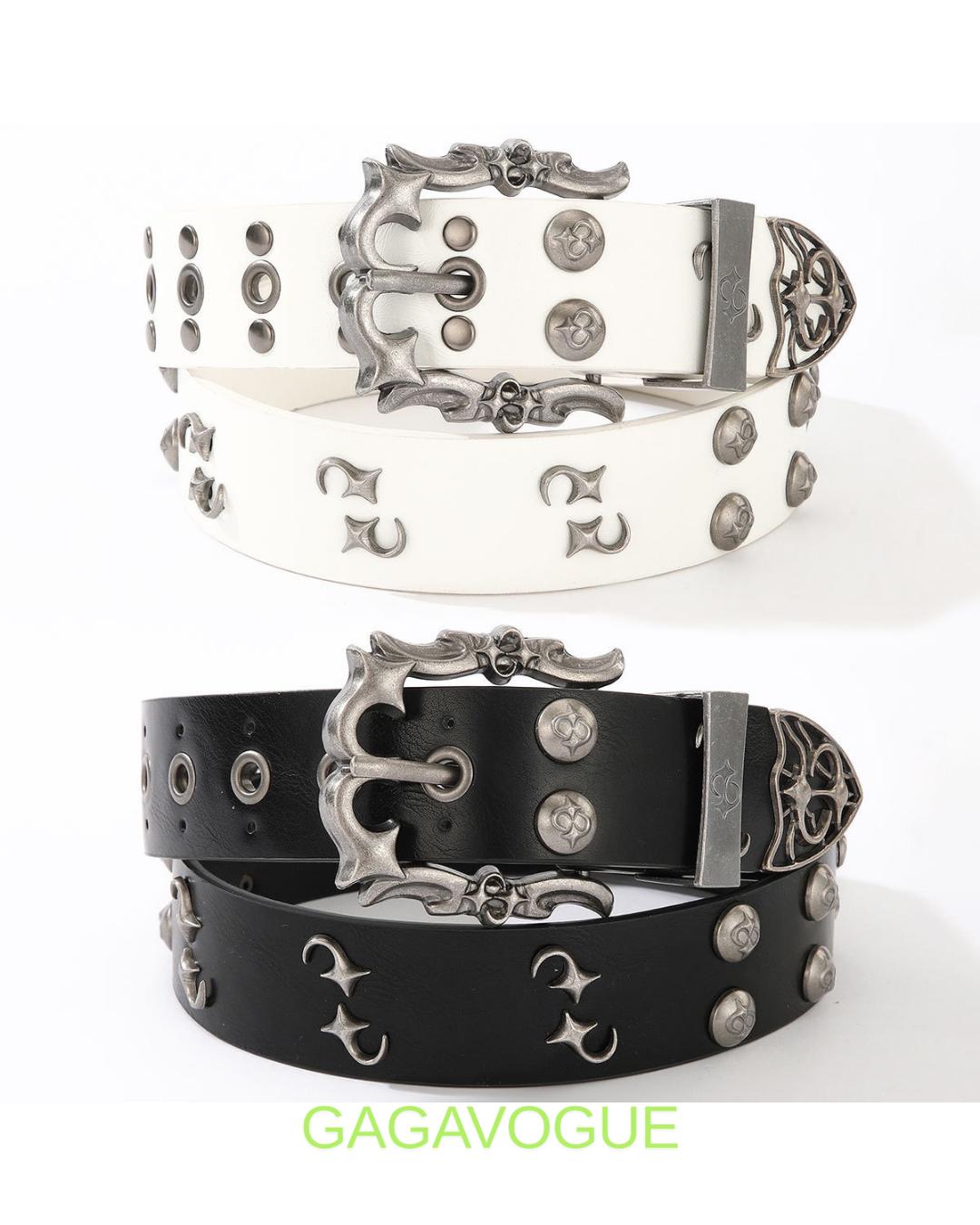 GAGAVOGUE GOTHIC STUDDED BELT