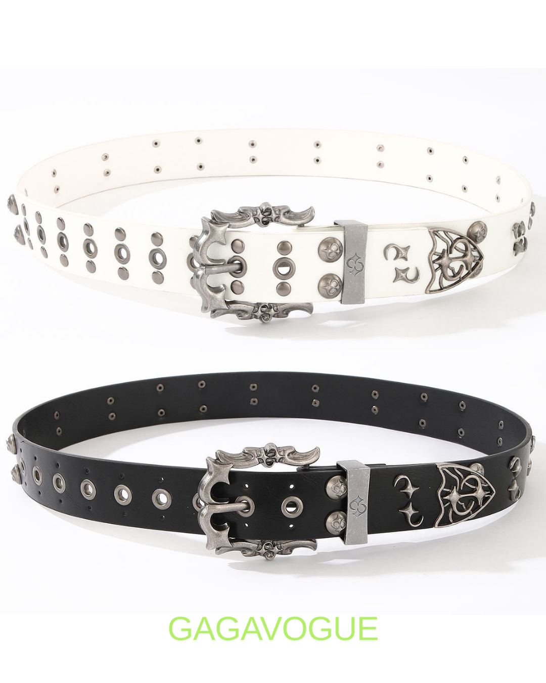 GAGAVOGUE GOTHIC STUDDED BELT