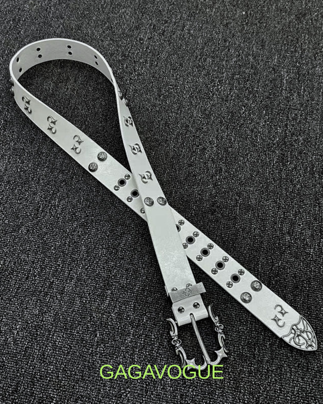 GAGAVOGUE GOTHIC STUDDED BELT