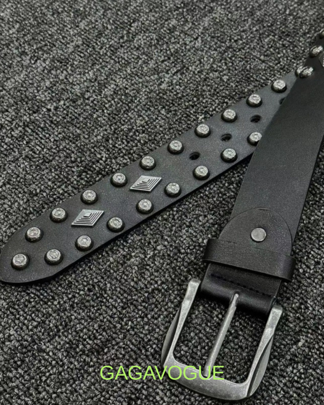 GAGAVOGUE STUDDED DIAMOND BELT