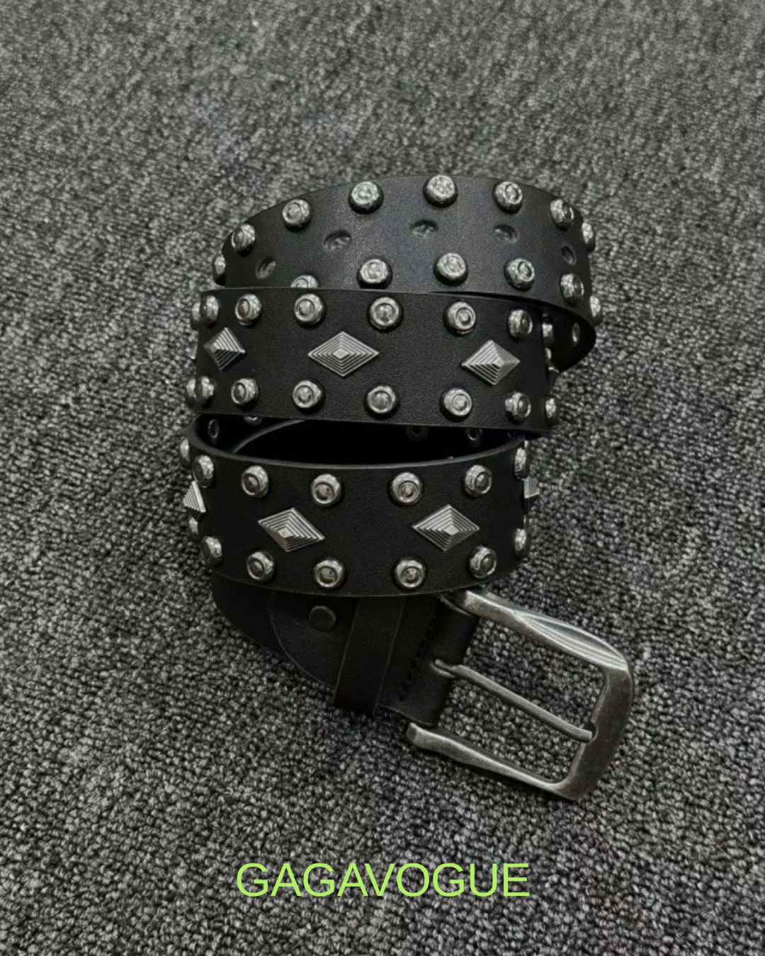 GAGAVOGUE STUDDED DIAMOND BELT
