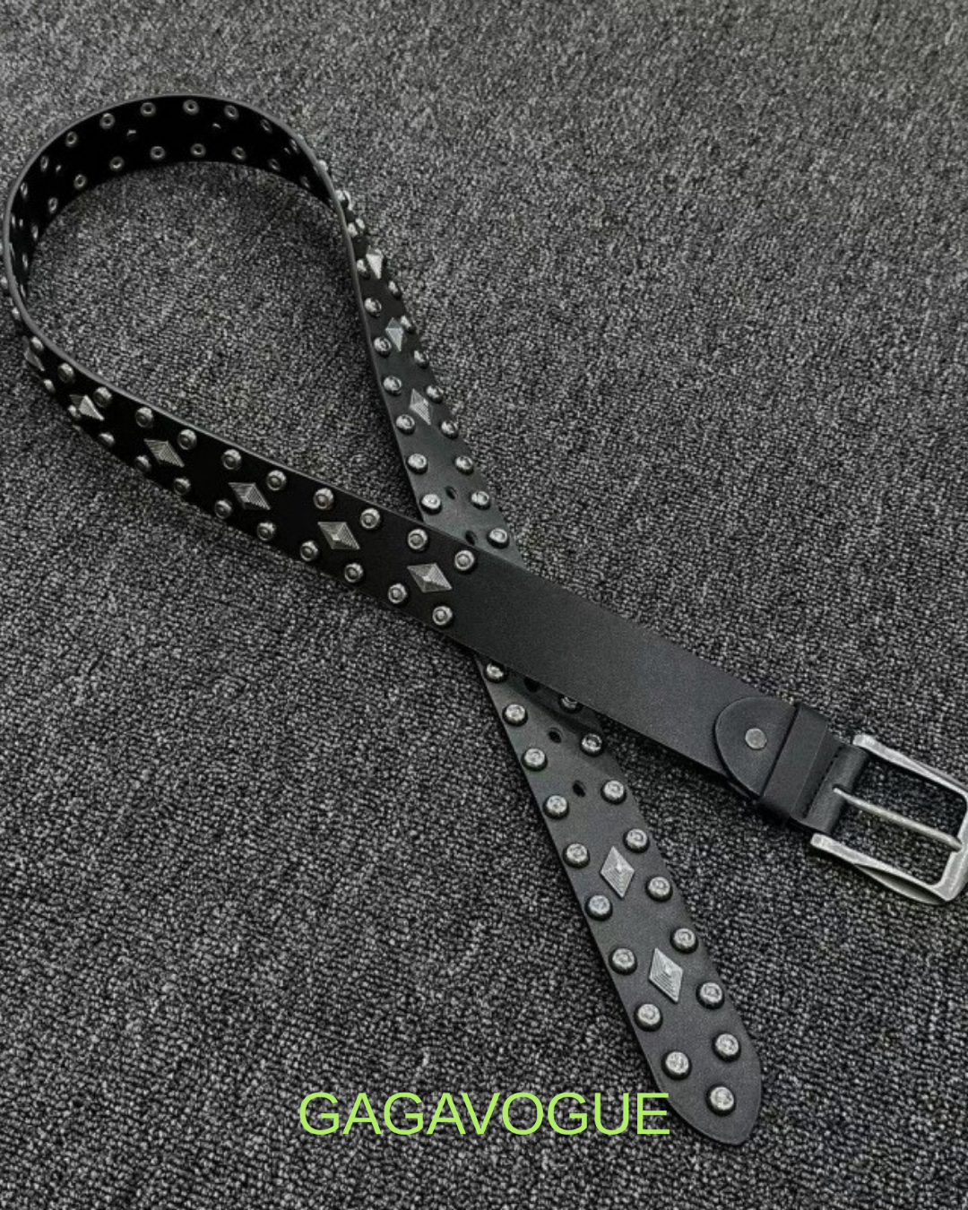 GAGAVOGUE STUDDED DIAMOND BELT