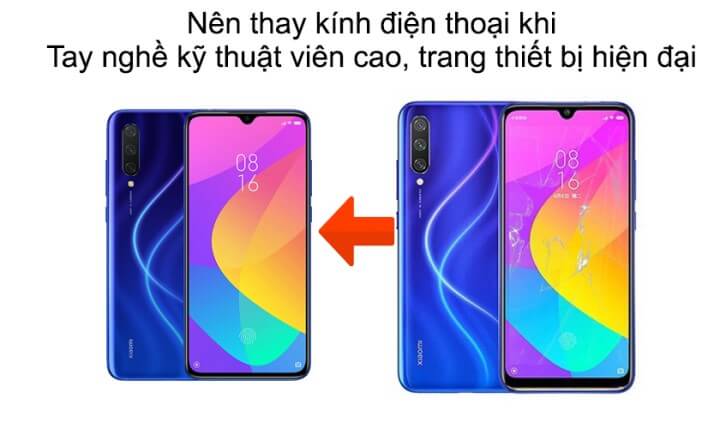 Lời khuyên khi ép kính điện thoại