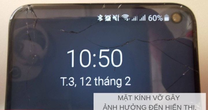 Dấu hiệu nên ép kính samsung galaxy s10