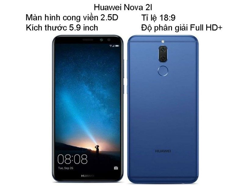 Thông số màn hình Huawei Nova 2i