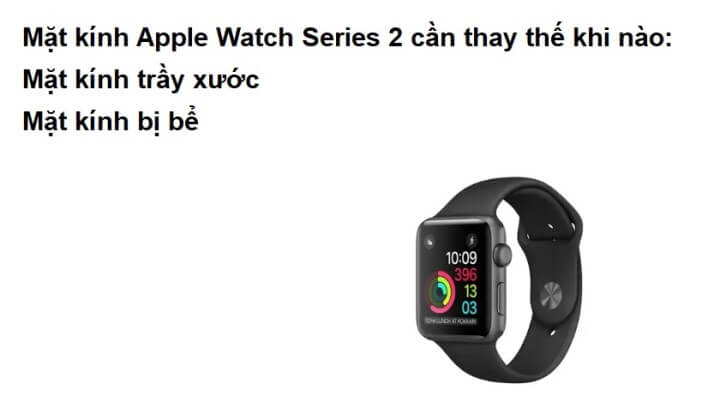 Dấu hiệu nên thay mặt kính apple watch series 2