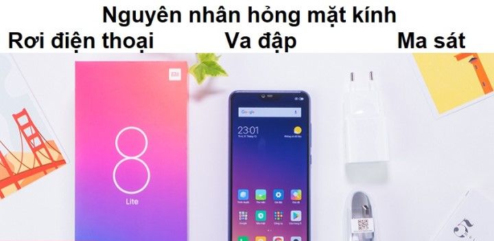 Nguyên nhân hư mặt kính điện thoại