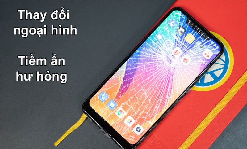 Ảnh hưởng khi thay mặt kính màn hình