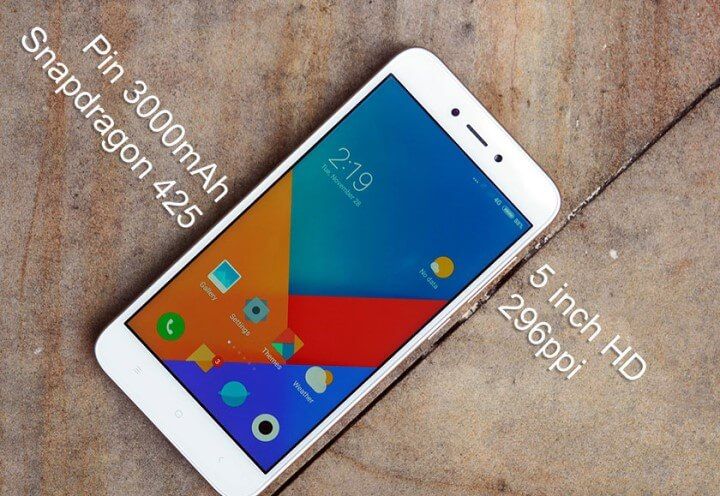 Thông số Xiaomi redmi 5a