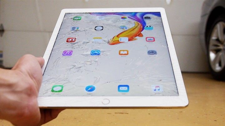 Màn hình ipad pro bị vỡ kính