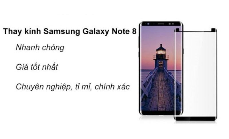 Ép kính samsung galaxy note 8 giá tốt