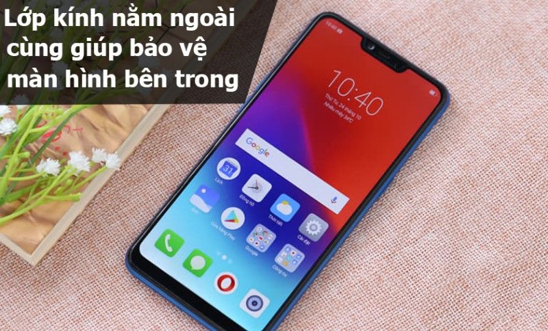 Tác dụng của lớp kính trên Realme C1