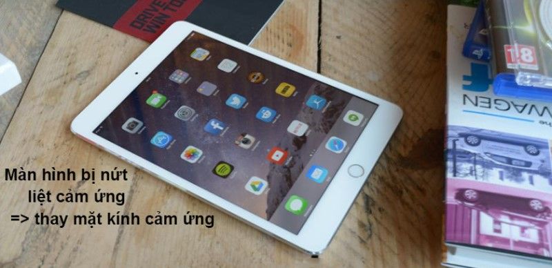 Dấu hiệu để thay mặt kính ipad mini 2