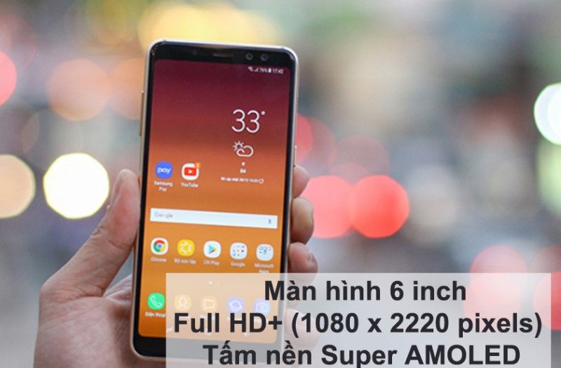 Màn hình samsung galaxy a8 plus