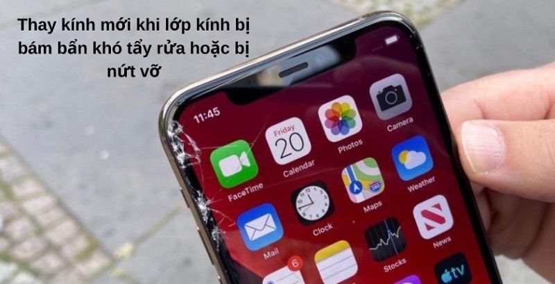 Khi nào thay kính iphone 12