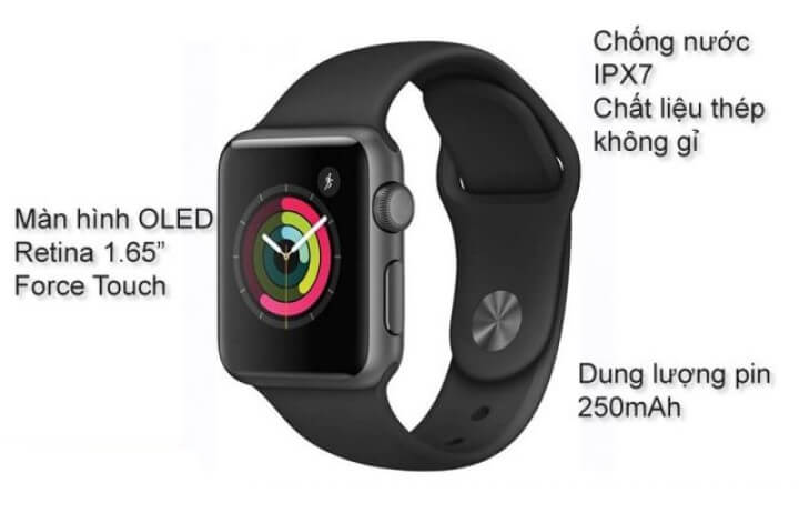 Cấu hình apple watch series 1