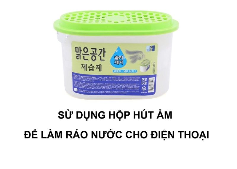 Cách để hút ẩm điện thoại