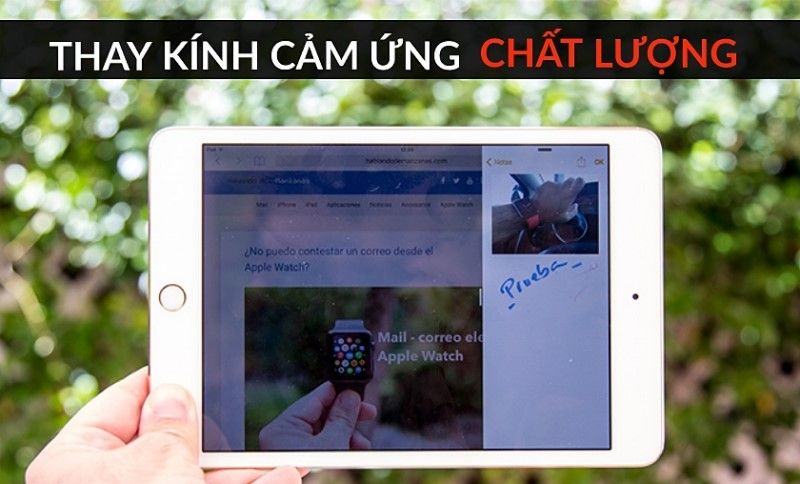 Thay kính ipad mini 4 chất lượng