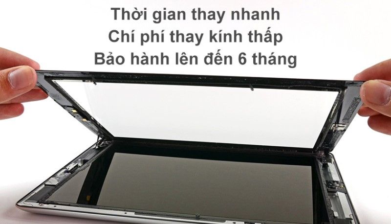 Thay kính ipad 4 nhanh chóng