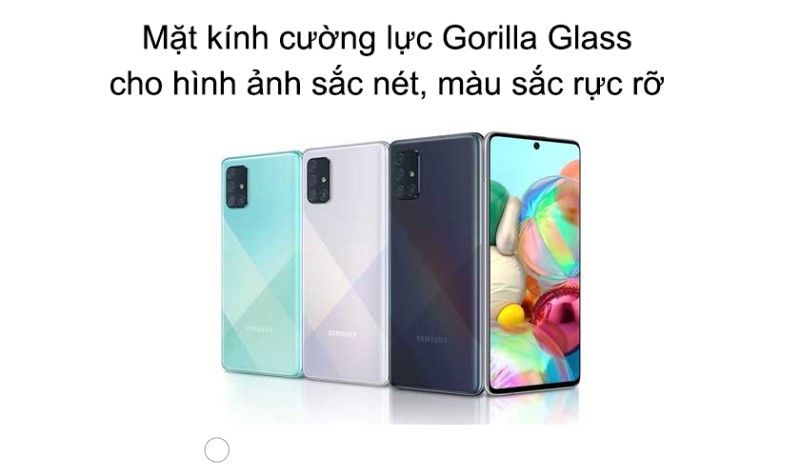 màn hình samsung galaxy a71