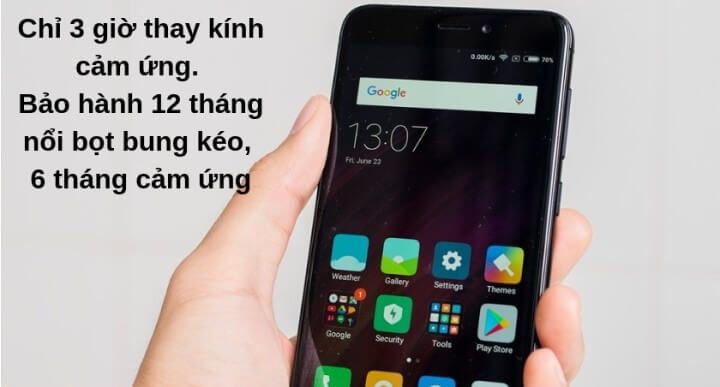 Địa điểm thay mặt kính Xiaomi Redmi Note 4x chất lượng