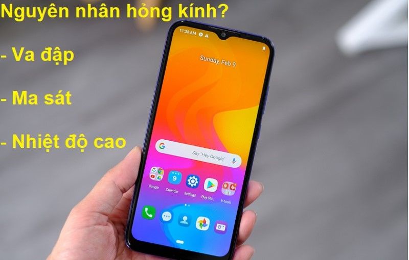 Nguyên nhân hỏng kính smartphone