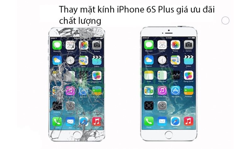 Ép kính iphone 6s plus giá rẻ