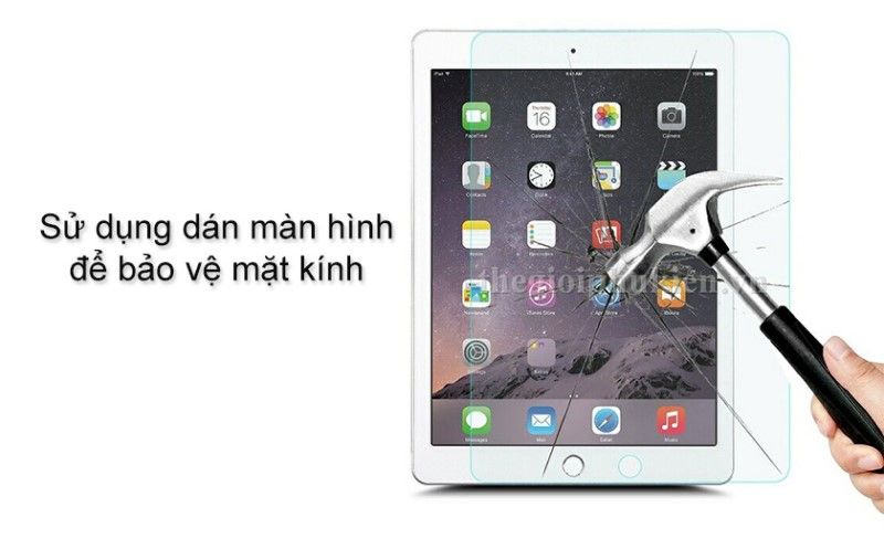 Cách bảo vệ mặt kính ipad gen 5