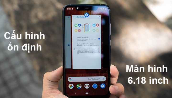 Kích thước màn hình Nokia 8.1